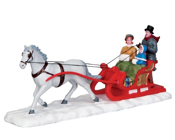 Lemax Caddington Village - Accessorio Slitta Paesaggio Multicolore 33620